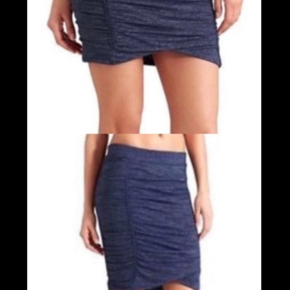 Athleta skirt ruched blue